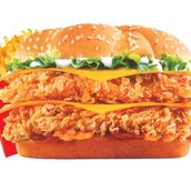 large Mega Zinger Burger
