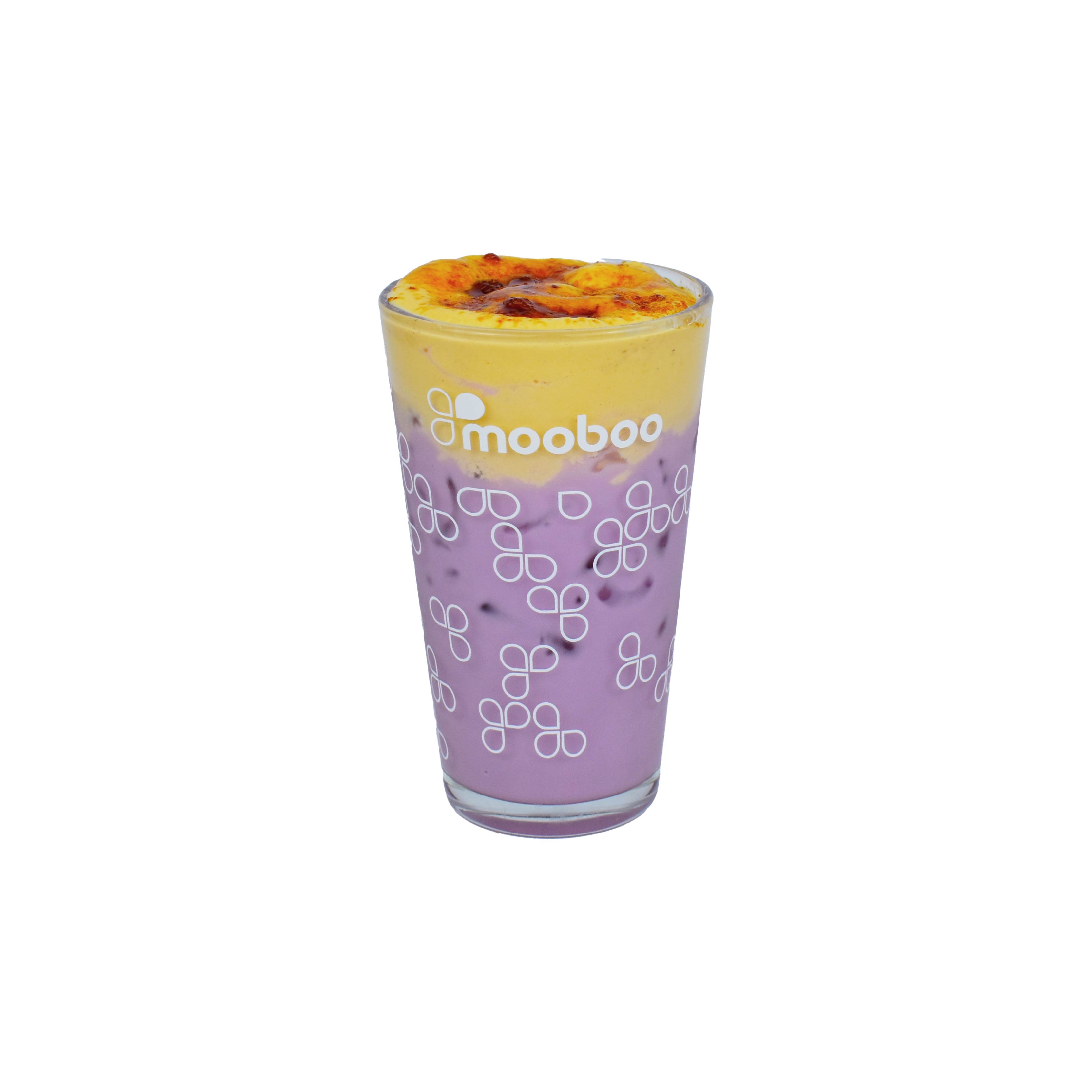 Taro Brulee 香芋烤布蕾 (Contains Dairy)