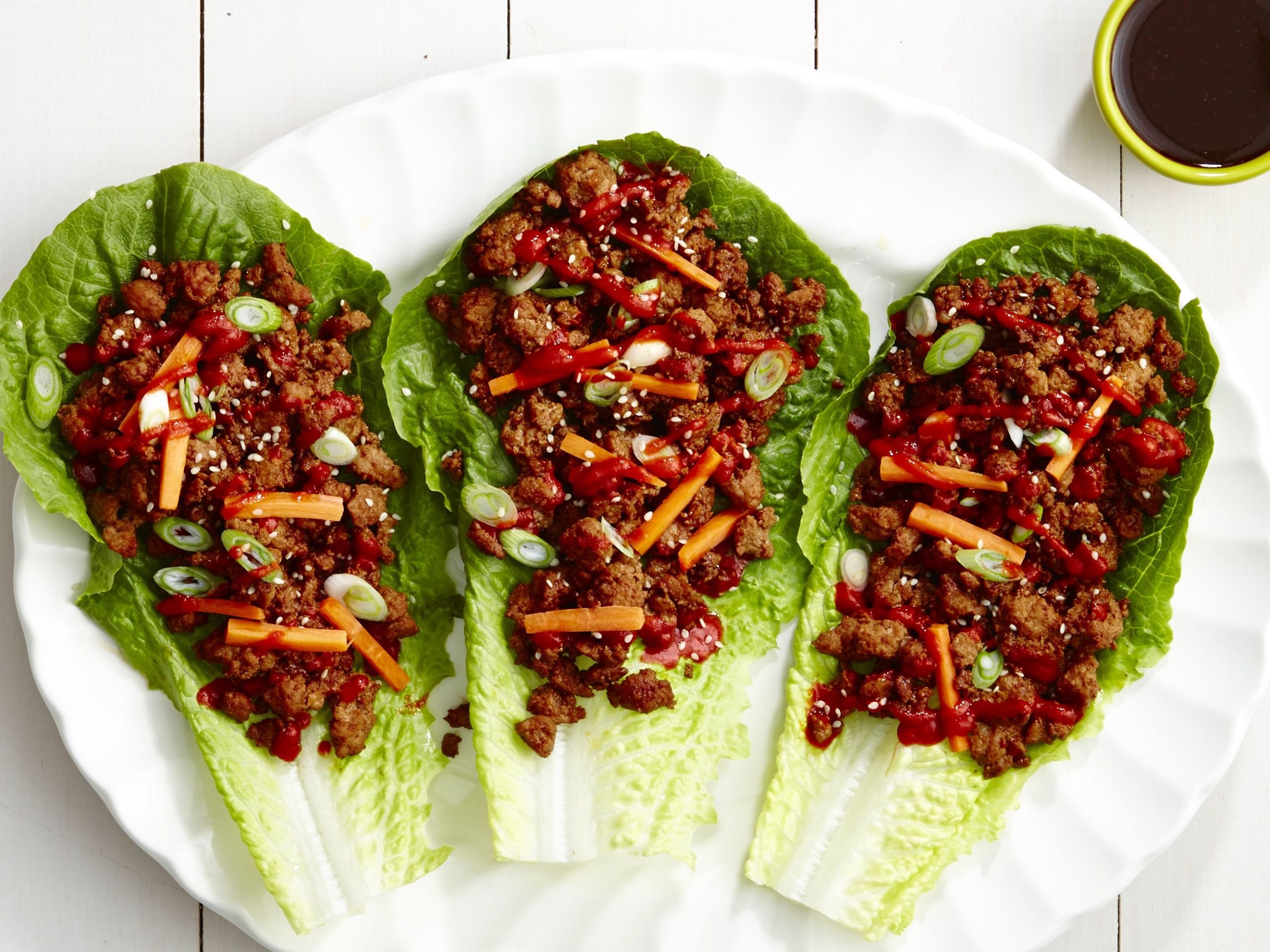 Fresh Lettuce Wraps with Chicken or Pork 鸡肉/猪肉生菜包