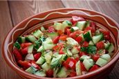 Arabic Salad 🥗🍅🥒سلطة عربية