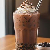 Chocolate bubble tea