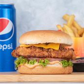 Crispy Chicken Burger Combo