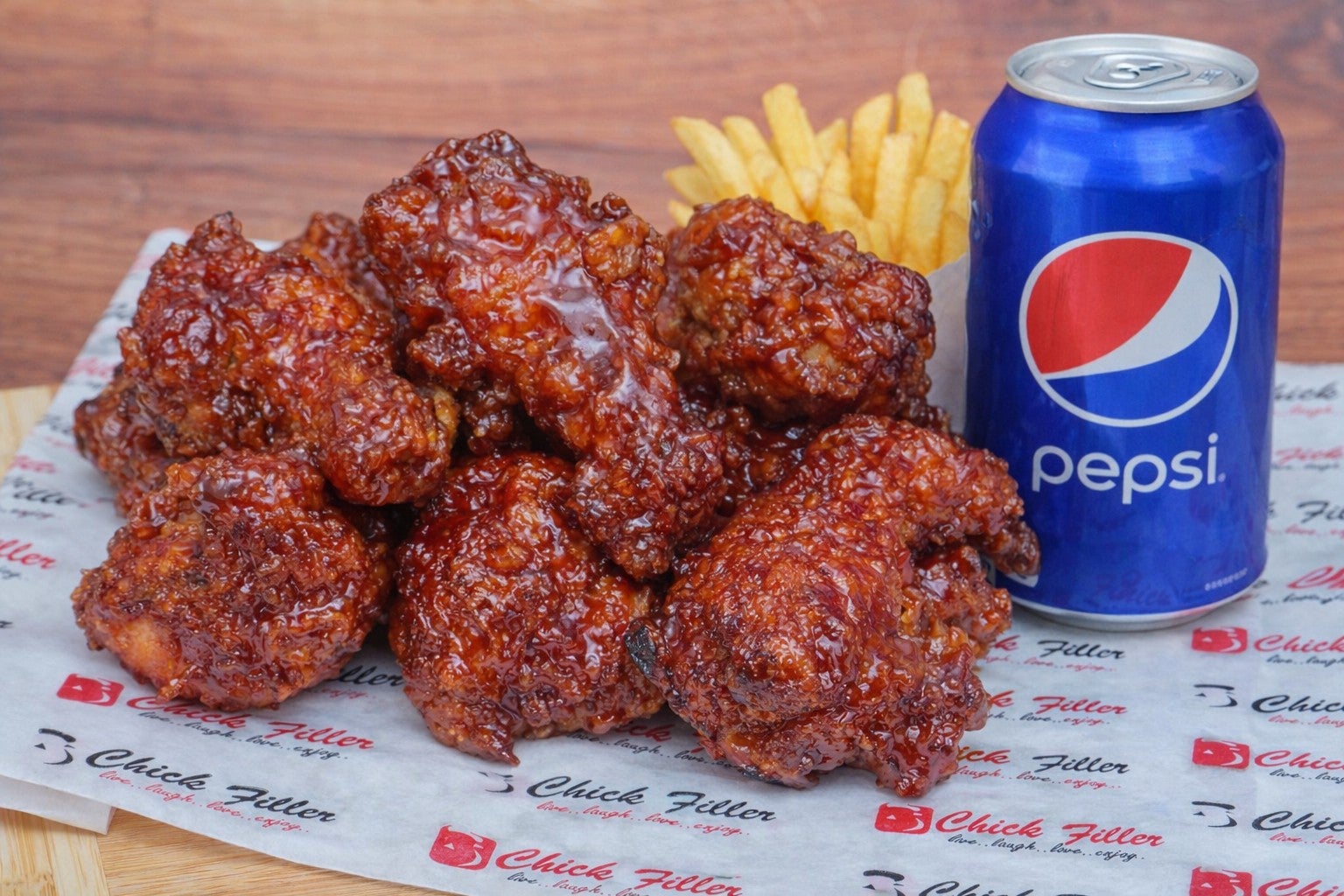 10 BBQ Wings Meal