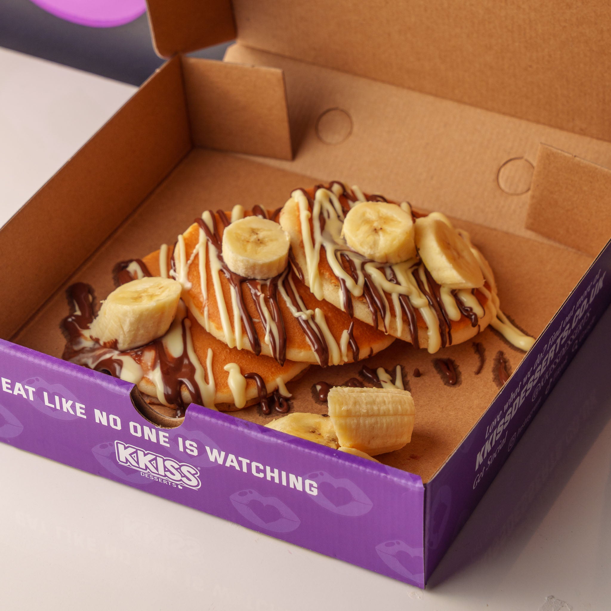 NUTELLA BANANA AMERICAN PANCAKES