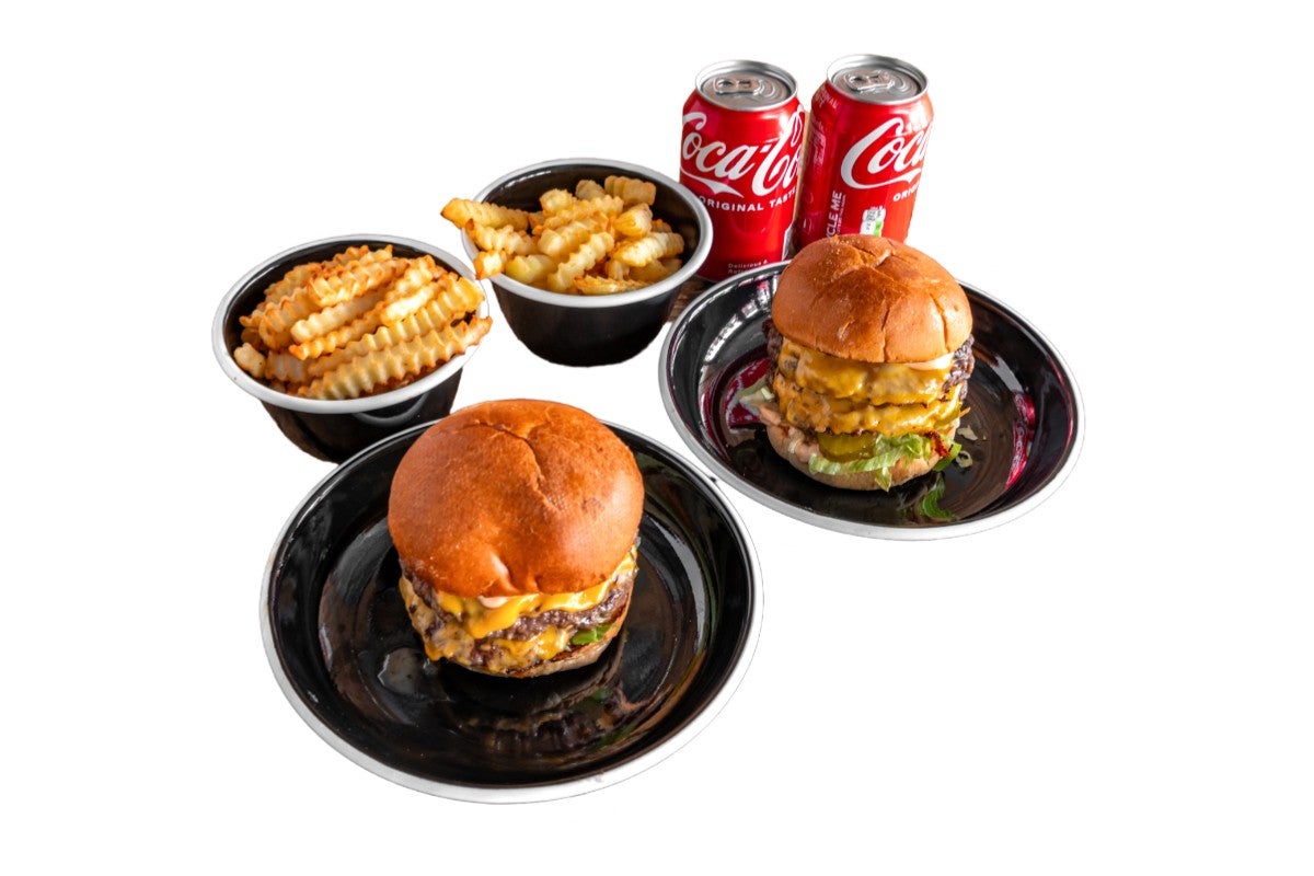 Double Cheeseburger Meal for 2