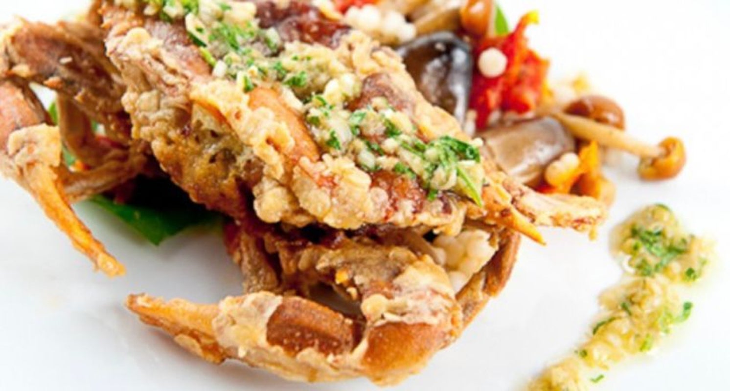 Soft Shell Crab In Peppercorn Salt