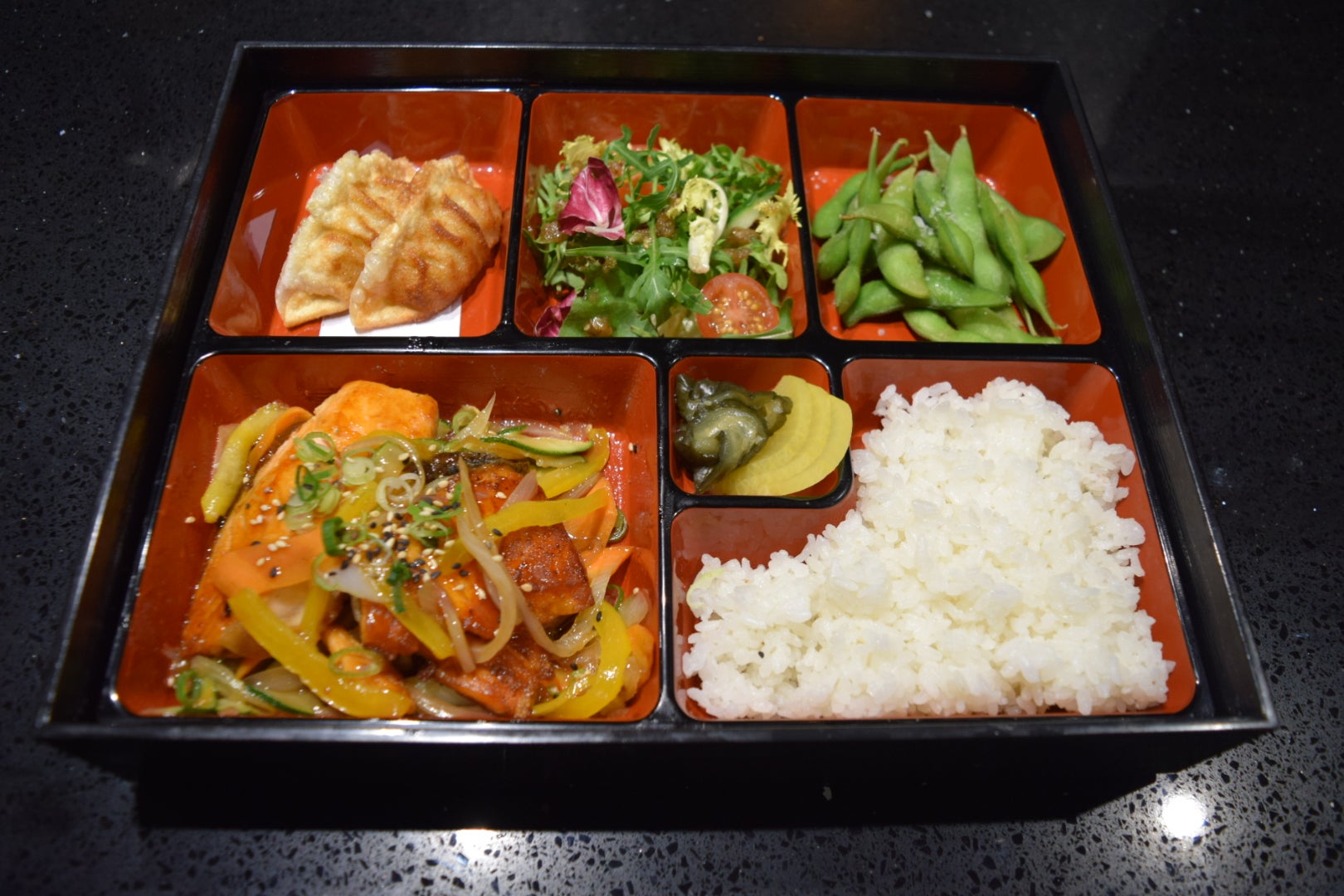 Salmon Teriyaki Bento 연어 테리야끼 벤토