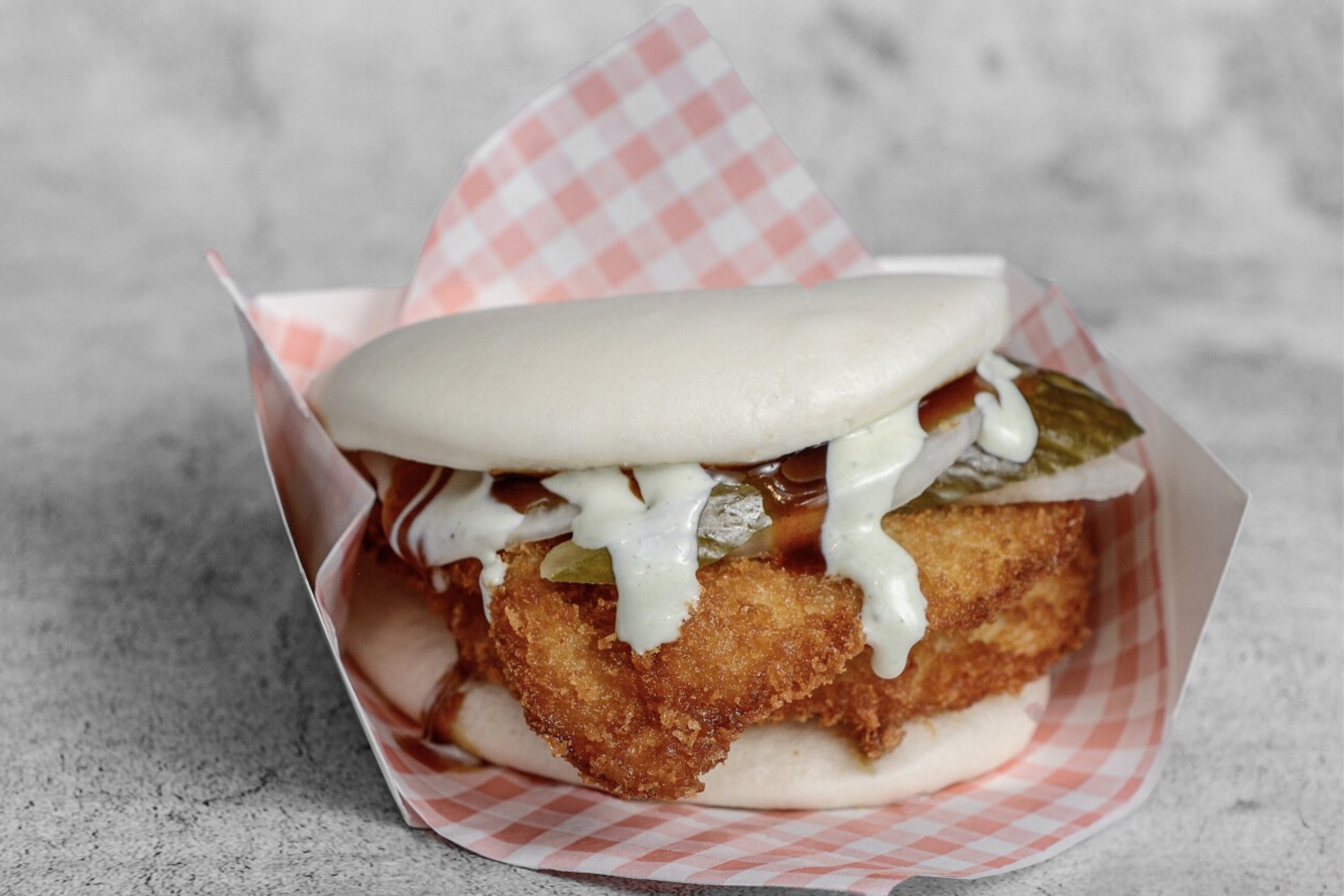 Japanese Fried Chicken Bao