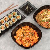 Combo Kim Bap Tteok Bokki Jap Chae	