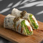Zataar Haloumi Wrap