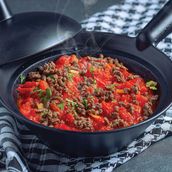 Tomato Pan With Meat 