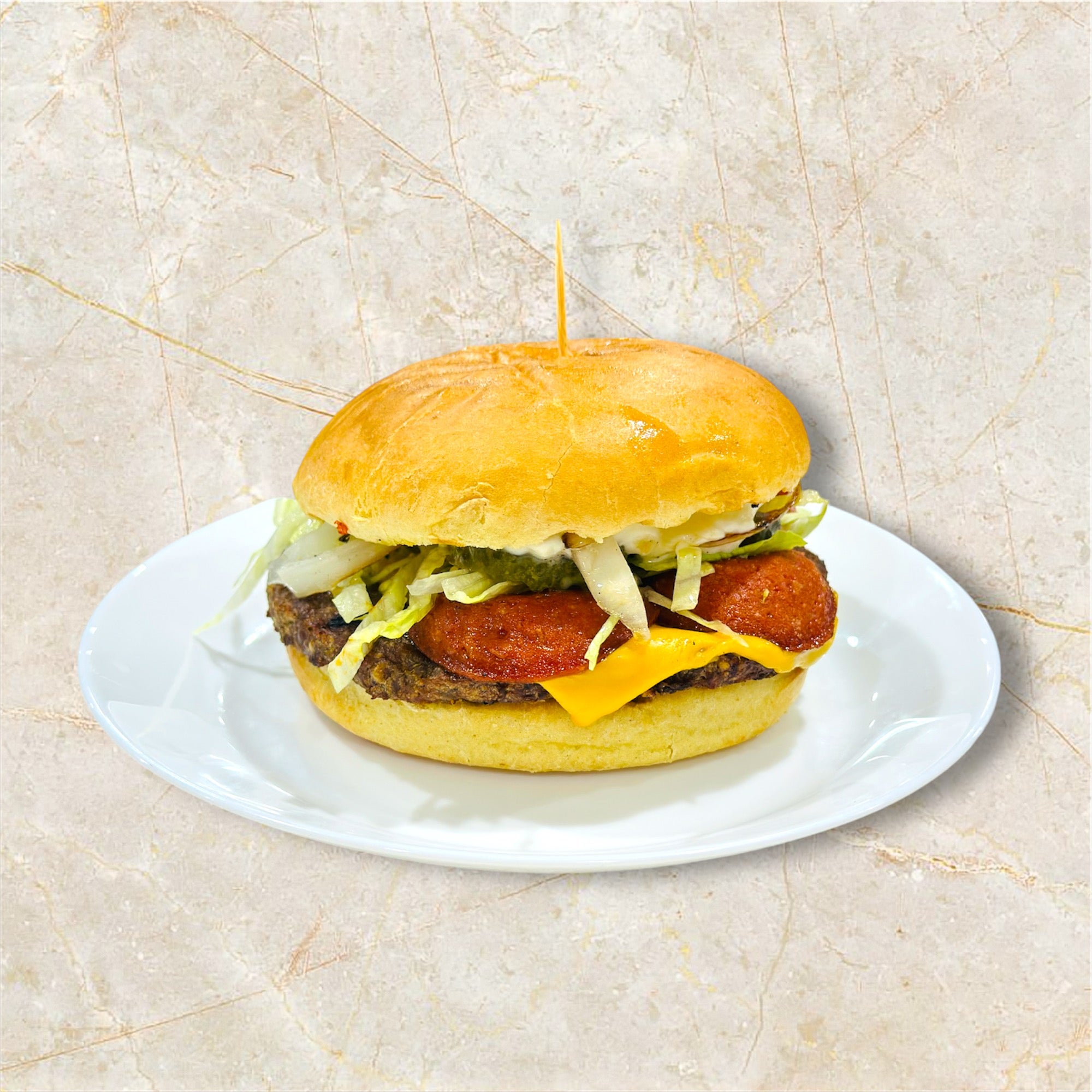 Flame Grill Steakhouse Burger Meal