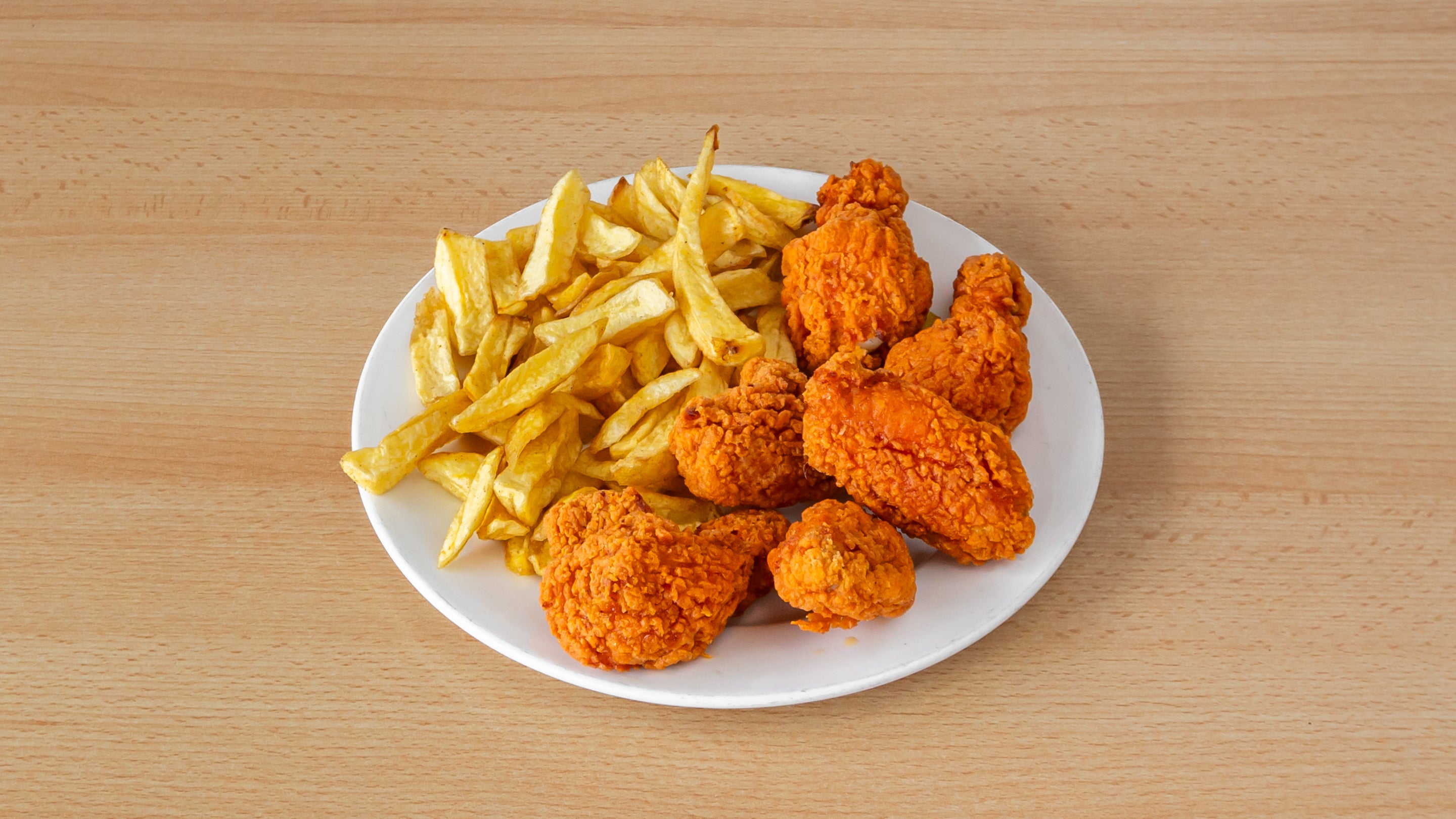 6 Hot Wings & Chips