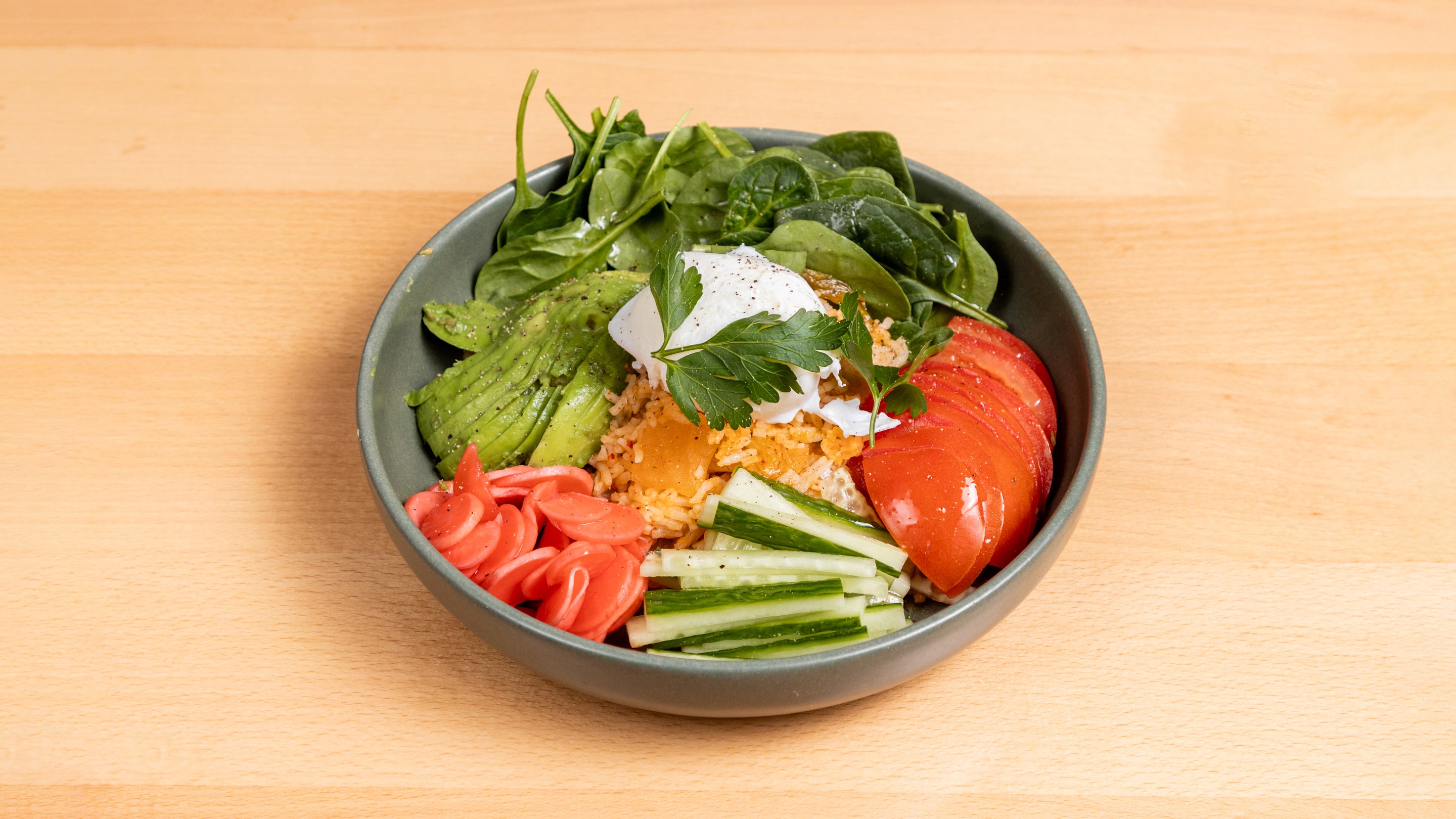 Kimchi Breakfast Rice Bowl