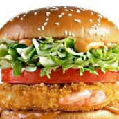 Jumbo Prawns Burger
