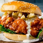 Buffalo Chicken Burger 