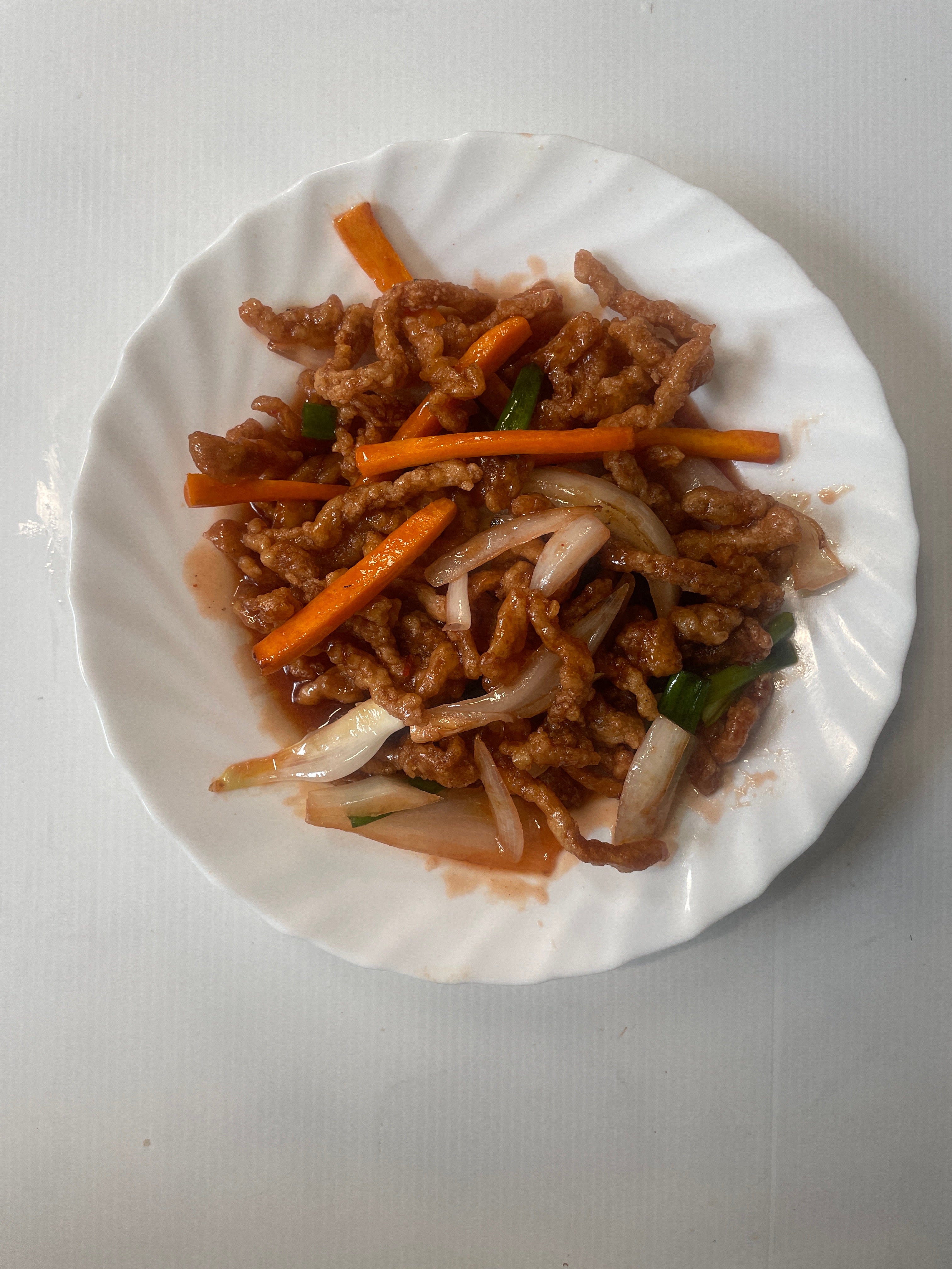 Crispy Shredded Chilli Beef 干牛丝