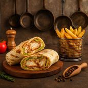 Crispy Chicken Wrap Combo