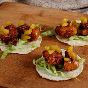 Honey Glazed Chicken Taco
