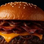 Smoked Beef Bacon Burger