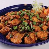 Chicken Manchurian With Rice