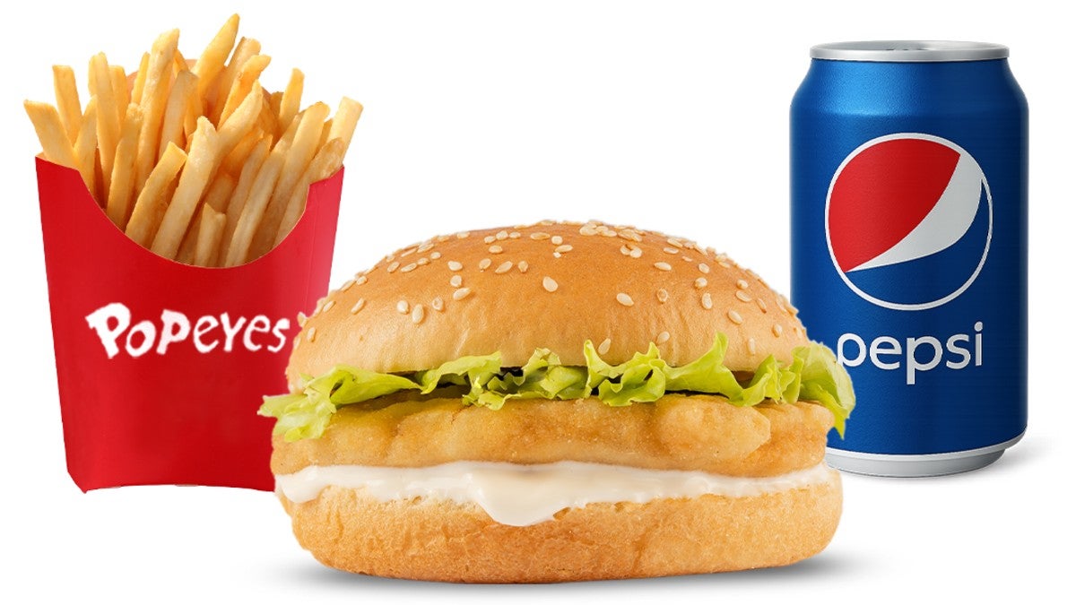 Chicken Steak Burger Meal