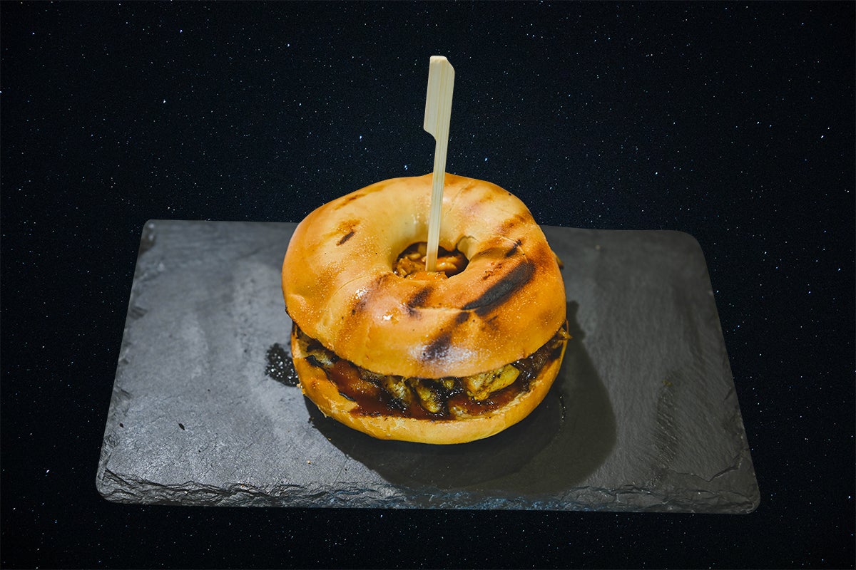 Jerk Chicken Bagel