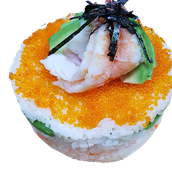 Avocado And Shrimp Chirashi
