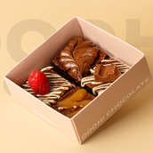 Mixed Chocolate Brownies 4 Pieces