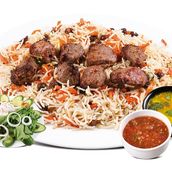 Afghan Pulao With Mutton Tikka