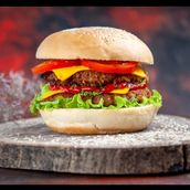 Double Cheese Beef Burger 