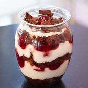 Black Forest Cake In Jar