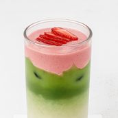 Strawberry Cold Foam Matcha