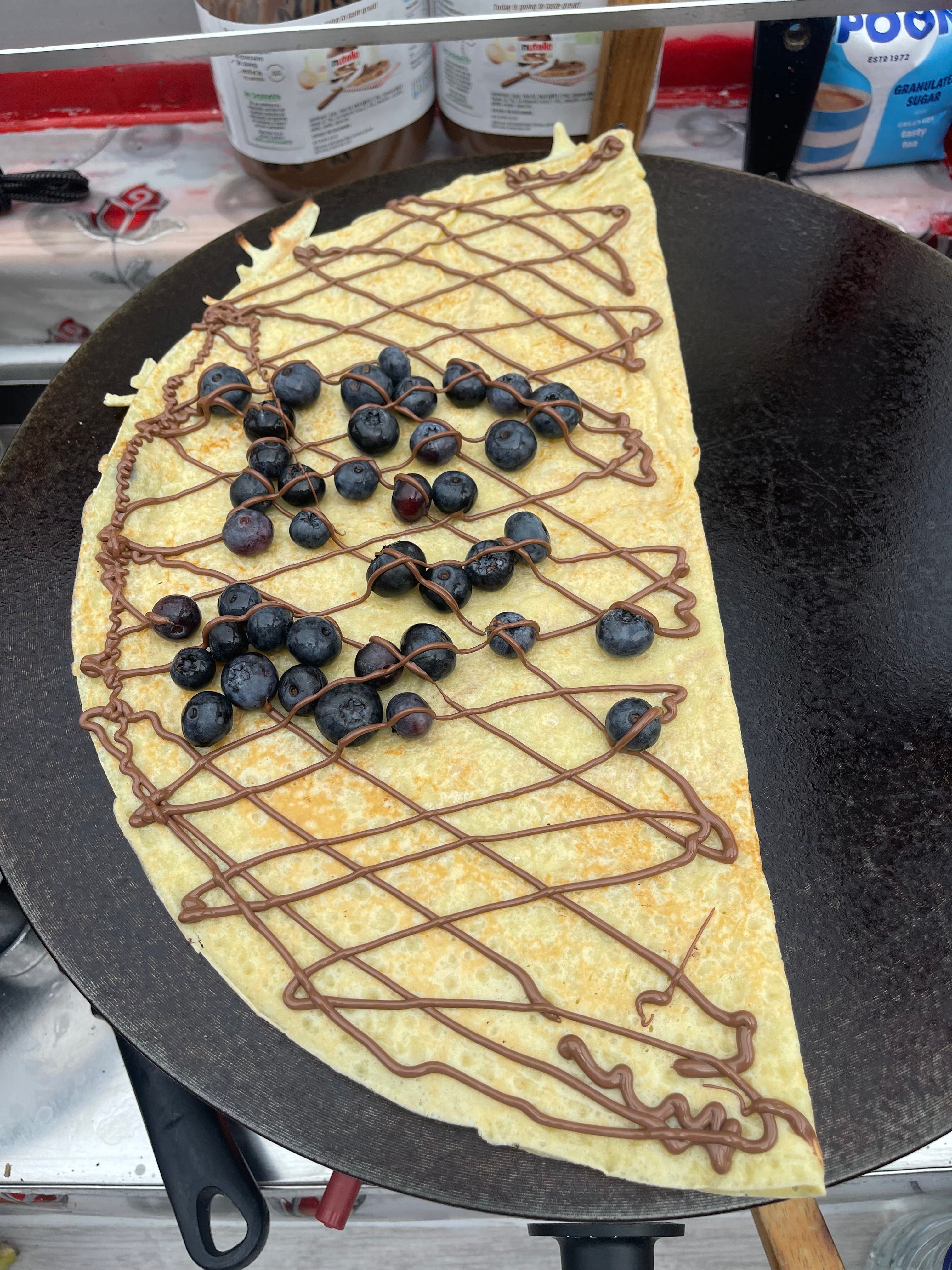 Blue berries Crepes