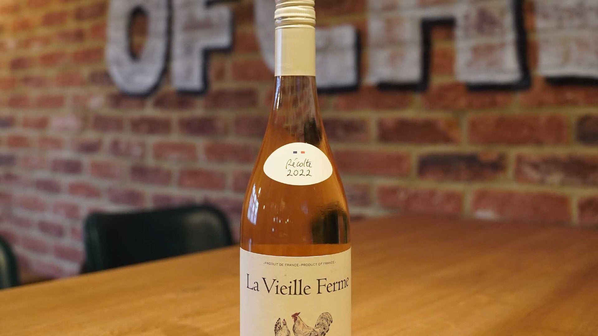La Vieille Ferme Rose Wine Bottle