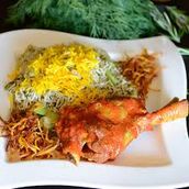 Baghali Polo With Mahiche