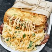 Korean Egg Drop Sandwich