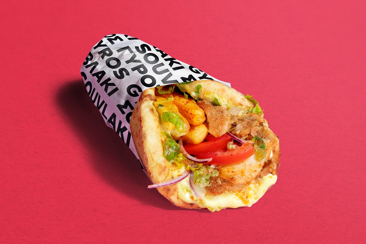 Halal Chicken Gyros Wrap