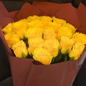 Yellow Rose Bouquet 20 Pieces 