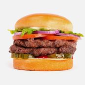 Double Burger Chicken or Beef