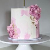 golden candle cake