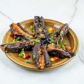 Pickled Eggplant Plate
