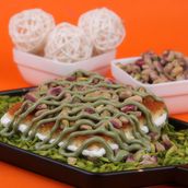 Pistachio Basbousa