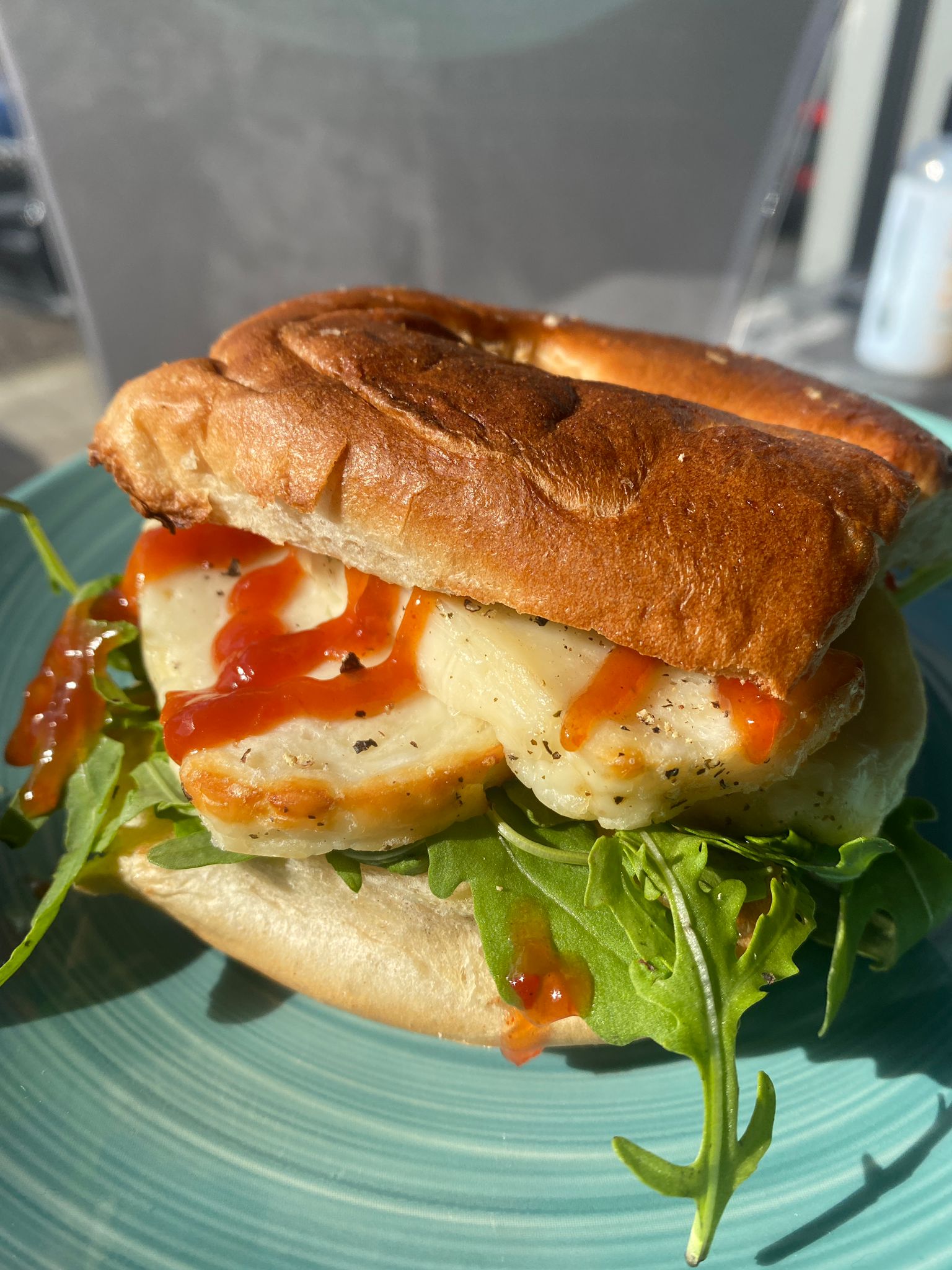 Sweet chilli bagel