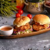 Chicken katsu slider