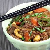 Almond Cashew Beef Combo