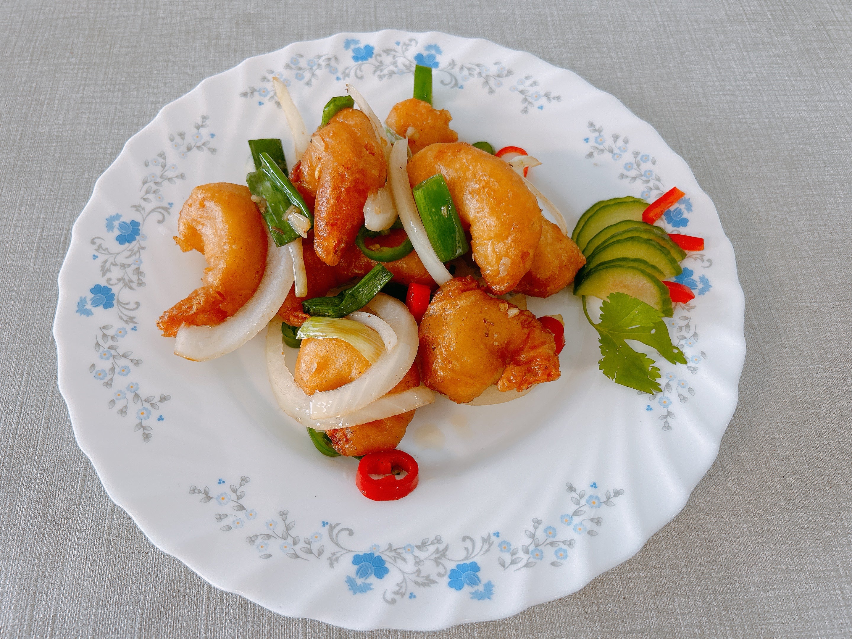 椒盐虾 Salt & Pepper Chilli King Prawns
