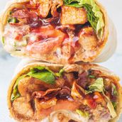 Tortilla - Chicken Bbq- Cut Into 4