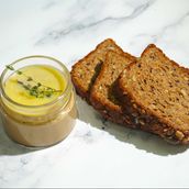 Chicken Liver Patte With Brown Bread
