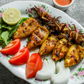 Grilled Squid Appetizer